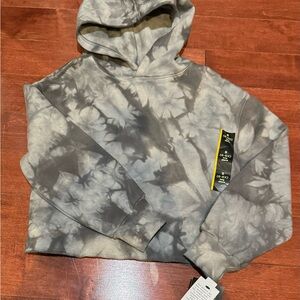 Girls Art class grey tie dye hoodie size 6/6x nwt